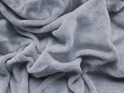 XPOSE® Mikroplyšová plachta Exclusive - svetlo sivá 180x200 cm