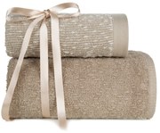 FROTÉ UTERÁK TAMINA SADA 50X90 CM, 70X140 CM BÉŽOVÁ