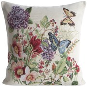 GOBELÍNOVÁ DEKORAČNÁ OBLIEČKA NA VANKÚŠ SPRING2 45X45 CM KVETY