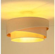 Duolla - Prisadený luster KOBO 1xE27/15W/230V pr. 45 cm krémová