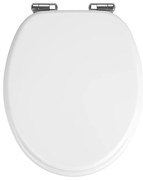 WENKO 22885100-WC sedátko URBIO 36x42,5 cm biela/strieborná