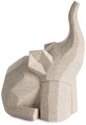 DEKORAČNÁ SOŠKA LOGAN 16X12X21 CM BÉŽOVÁ