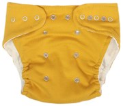 Mamatti Látková plienka EKO sada - nohavičky + 2 x plienka, Mýval, veľ. 5-14 kg horčicová 5 - 14 kg