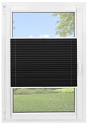 Dekodum Neinvazívna termoizolačná plisovaná roleta black silver Šířka (cm): 60