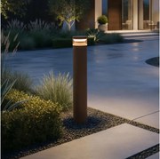 Ideal Lux - LED Vonkajšia lampa BOEING LED/14W/230V 100 cm IP65 hnedá