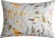 Obliečka na vankúš z mikrovlákna SPRING BIRDS 70x90 cm, farebný
