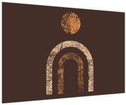 Obraz - Oranžové oblúky N⁰1 (90x60 cm)