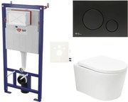 Závesný WC set do ľahkých stien / predstenová SAT BREVIS SIKOSSBRTOR68K