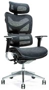 Ergonomické kancelárske kreslo Ergo 700, čierne