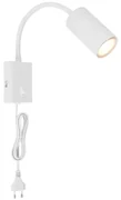 Globo 57911WW - Flexibilná nástenná lampa ROBBY 1xGU10/25W/230V biela GL6887