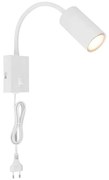 Globo 57911WW - Flexibilná nástenná lampa ROBBY 1xGU10/25W/230V biela