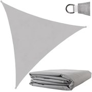 Tieniaca plachta celta trojuholník 5x5x5m 10196 šedá 220g/m