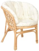 Ratanová stolička Bahama natural/béžová