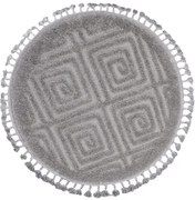 Koberec BERBER 7061 svetlosivý kruh
