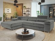 Rohová rozkladacia sedačka v tvare L Torezio Mini, Dostupné poťahy: Manila 16, Strana: ľavá