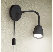 Solight WO54-B - LED Stmievateľná nástenná lampička LED/4W/230V čierna