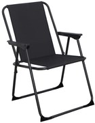Kempingová stolička Varo čierna