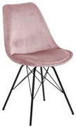 Čierna/ružová jedálenská stolička Eris – Actona