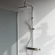 Sprchový systém AM.PM Func F07FA200 s termostatickou poličkovou batériou, chróm