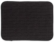 Kela Odkvapkávacia podložka na riad RAPIDA, čierna 50 x 38 cm