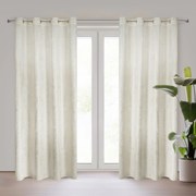 ZATEMŇOVACÍ ZÁVES NA KRÚŽKOCH DARA 140X250 CM VZOROVANÁ