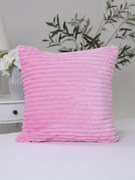 Obliečka na vankúš mikroplyš 45 × 45 cm - Axel růžový