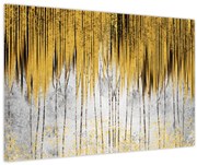 Obraz - Zlaté čiary (90x60 cm)