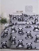 Obliečky mikroplyš Exclusive – Panda 140 × 200 cm, 70 x 90 cm