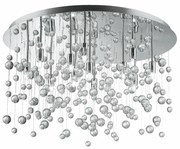 Ideal Lux - LED Stropné svietidlo 12xG9/3W/230V pr. 63 cm chróm