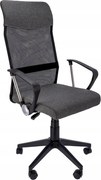 Kancelárska stolička Zoom – tmavosivá