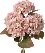 Ružová umelá kvetina hortenzie Hydrangea - 18*16*44 cm