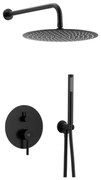 KFA Armatura 5039-501-81 - Sprchová sada s podomietkovou batériou MOZA matná čierna