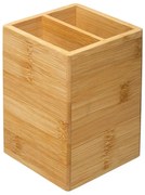 Drevená nádoba na príbor Bam, 10x10x15 cm