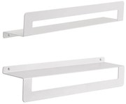 Gedy Gedy, CLEO polica s držiakem uterákov 500mm, biela matná, 2019025