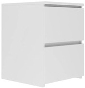 Nočný stolík W2 biela mat