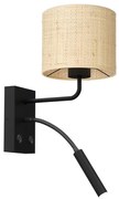Nástenná lampa RATTAN 1xE27/60W+1xG9/8W/230V ratan