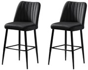 Súprava barových stoličiek Vento Anthracite, 2 ks, 2 ks