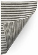 Exteriérový Obojstranný Koberec SIZAL DOUBLE 29203/092 Pásky sivý/čierny
