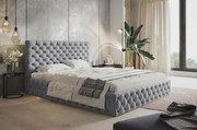 Dizajnová čalúnená manželská posteľ  MAISON 180 x 200