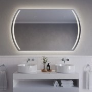 Atypické zrkadlo do kúpeľne s LED osvetlením A5