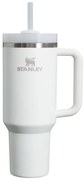 Biela termoska so slamkou z nehrdzavejúcej ocele 1,18 l Quencher H2.0 FlowState Tumbler Frost – Stanley