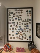 Toptabule.sk Biela tabuľa na magnetky v drevenom čiernom ráme 120x90 cm