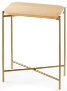 Odkládací stolek Shb-003 z masivu zlatý/dub přírodní