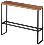 Kovový stojan na prezuvky v čierno-prírodnej farbe Tower – YAMAZAKI