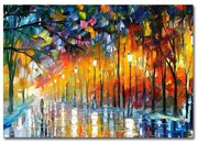 Nástenná reprodukcia na plátne Leonid Afremov, 100 × 70 cm