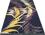 DY ČIERNY a ZLATÝ koberec 08 Rozmer: 60x100 cm
