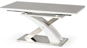 Jedálenský stôl Sandor II, sivá / biela