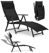 Nastaviteľné záhradné/plážové skladacie lehátko, ModernHome