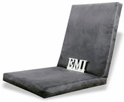 Poduška na stoličku sivá EMI, 40x40x5 cm