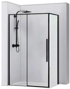 Sprchovací kút MAXMAX Rea SOLAR 120x90 cm - čierny